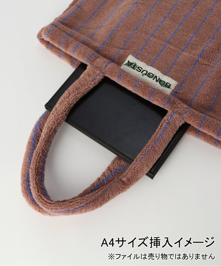 SLOBE IENA「BONGUSTA/ボングスタ naram striped トートバッグ」|トートバッグ|