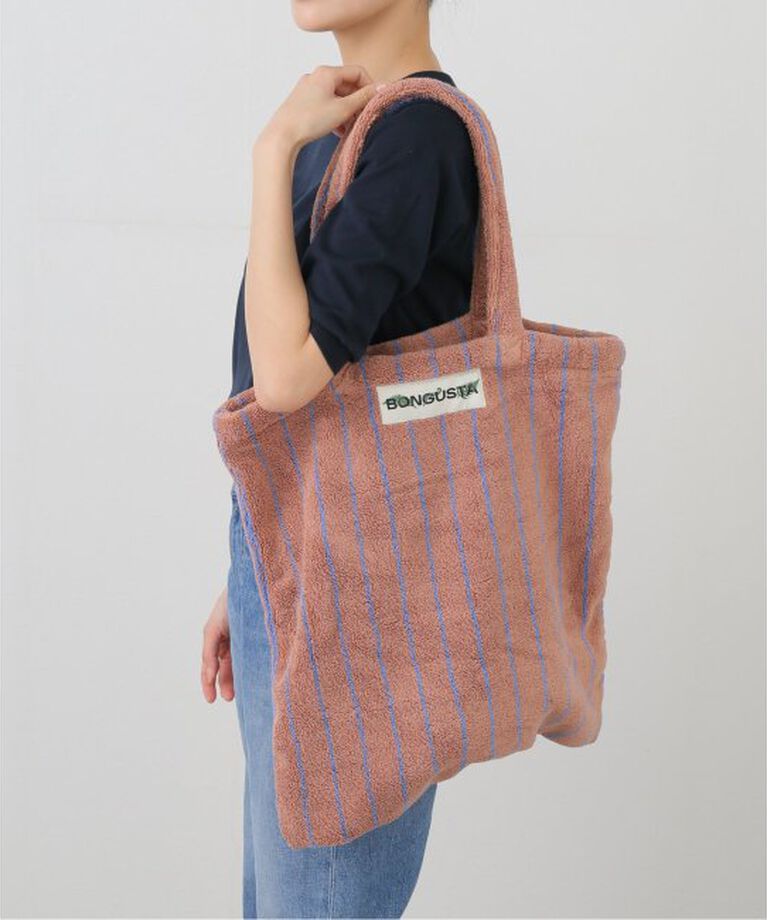 SLOBE IENA「BONGUSTA/ボングスタ naram striped トートバッグ」|トートバッグ|