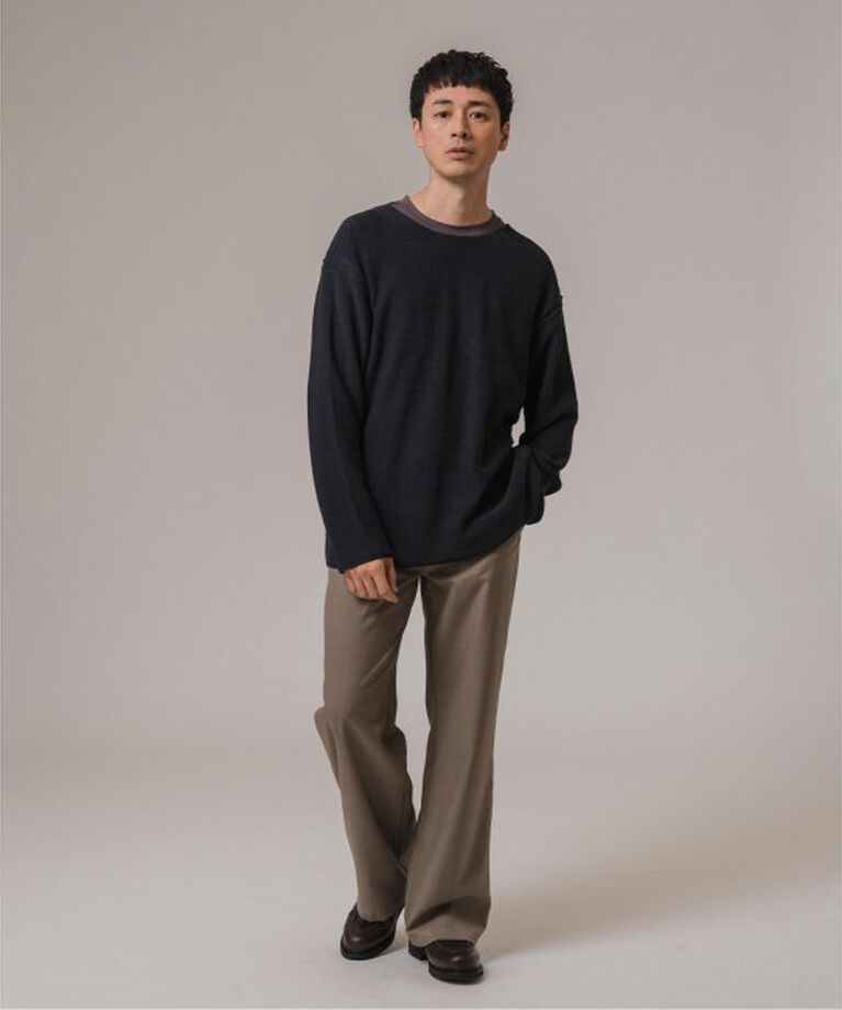 EDIFICE「CHILL FIT ワイドネック ニット」|ニット・セーター|
