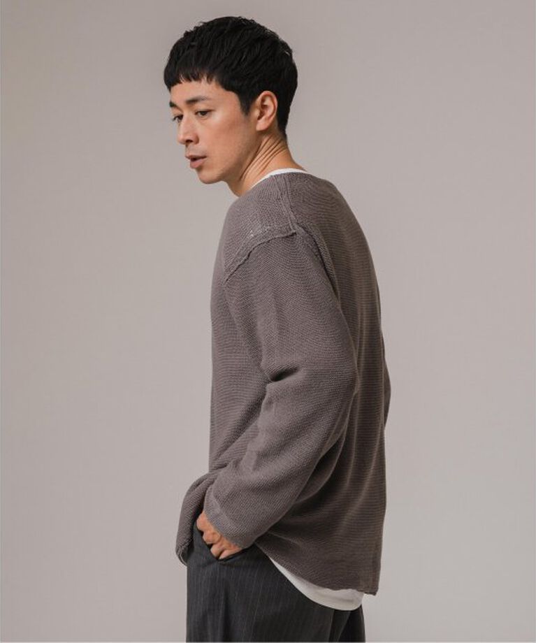 EDIFICE「CHILL FIT ワイドネック ニット」|ニット・セーター|