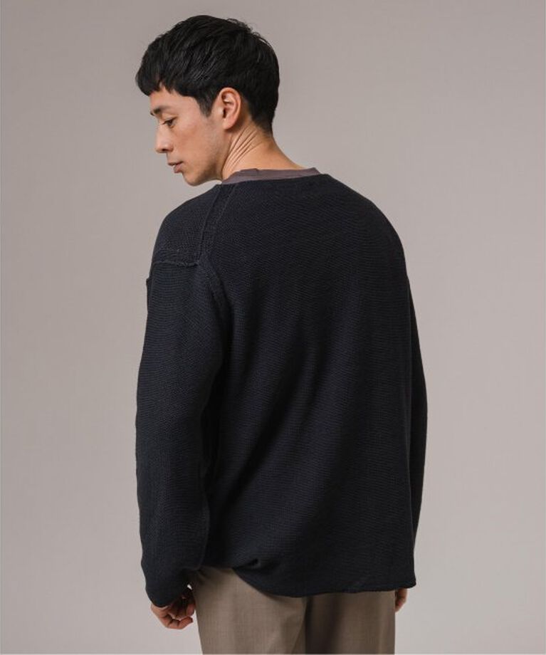 EDIFICE「CHILL FIT ワイドネック ニット」|ニット・セーター|