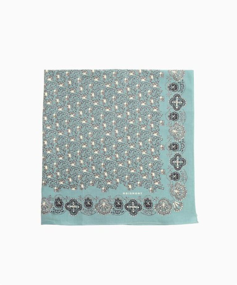 417 EDIFICE「MOISMONT / モワモン Scarf 675」|バンダナ・スカーフ|サックスブルー