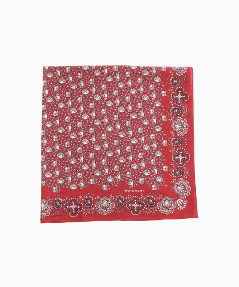 417 EDIFICE「MOISMONT / モワモン Scarf 675」|バンダナ・スカーフ|レッド