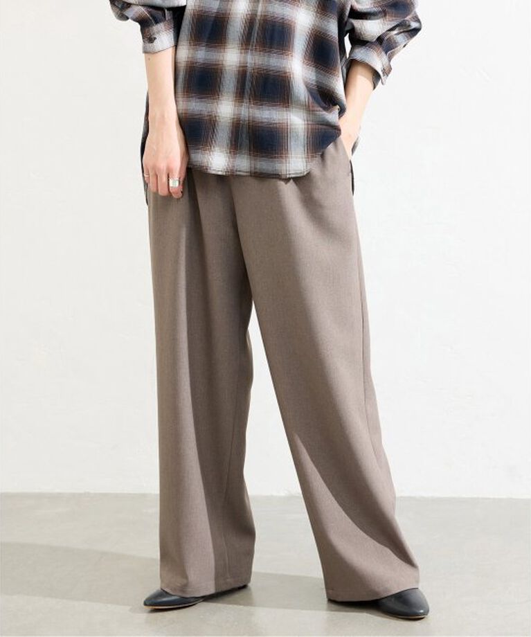 JOURNAL STANDARD「《追加》ウールライクストレッチワイドパンツ」|その他|ベージュ