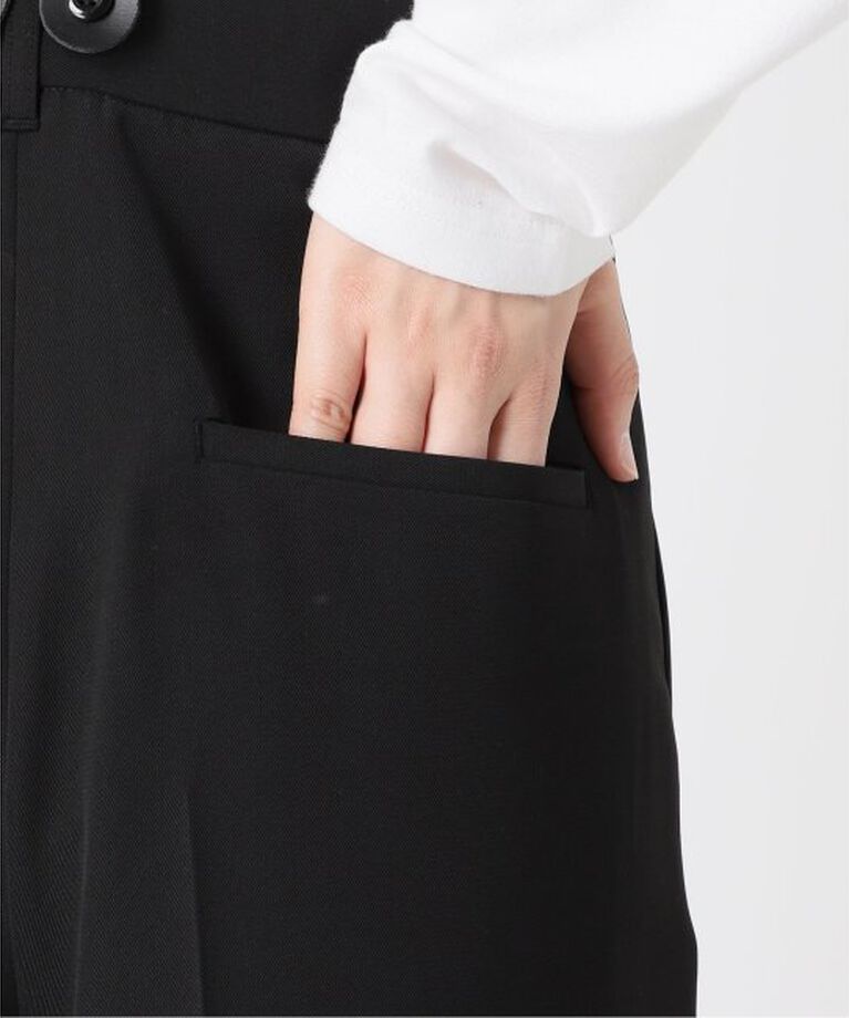 JOURNAL STANDARD relume「サスペンダーワイドパンツ（無地）」|スラックス|