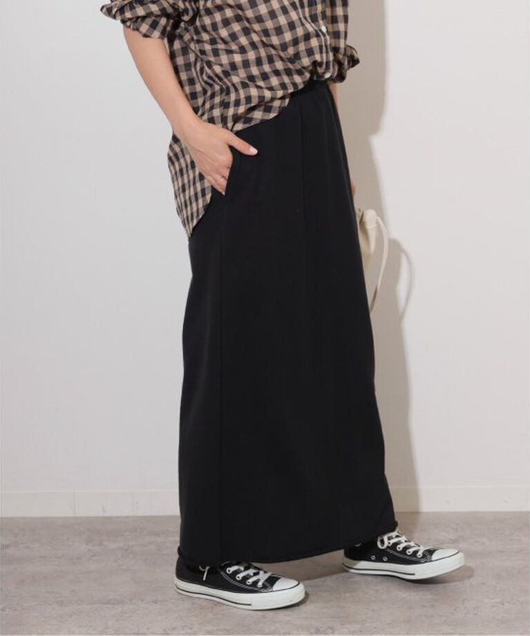 JOURNAL STANDARD relume「スウェットマキシスカート」|スカート|ブラック A