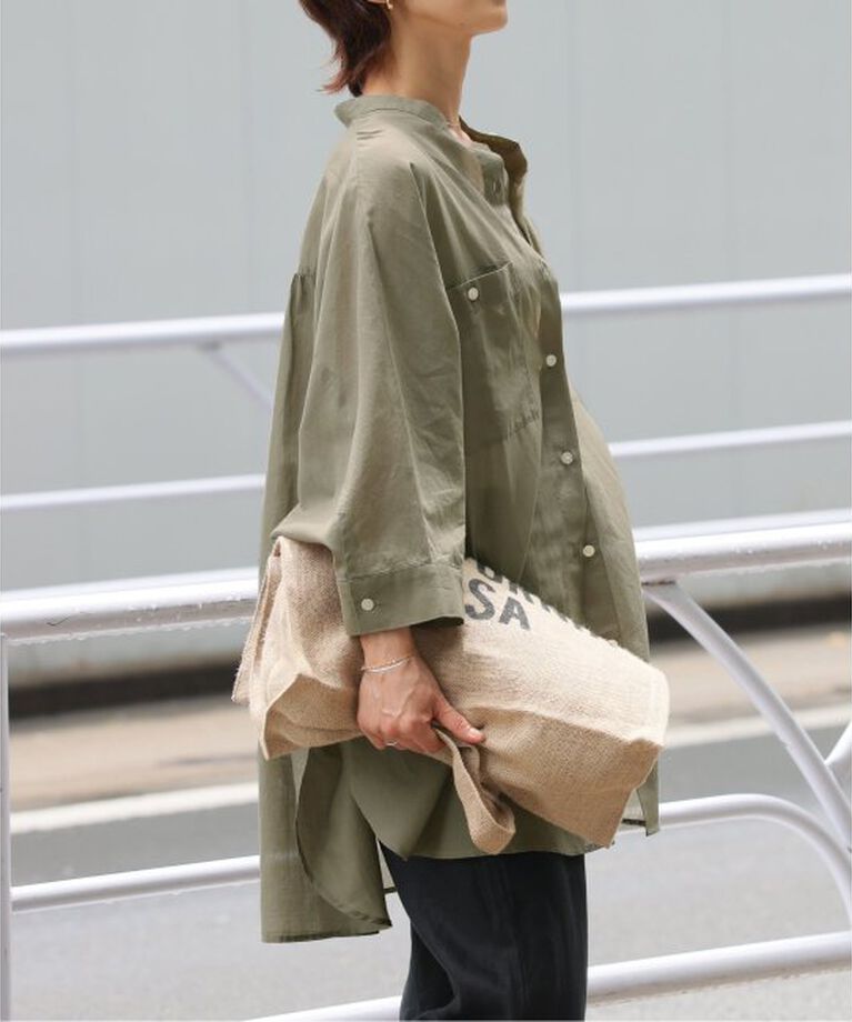 JOURNAL STANDARD relume「《追加》コットンボイルドルマンスリーブシャツ」|シャツ・ブラウス|