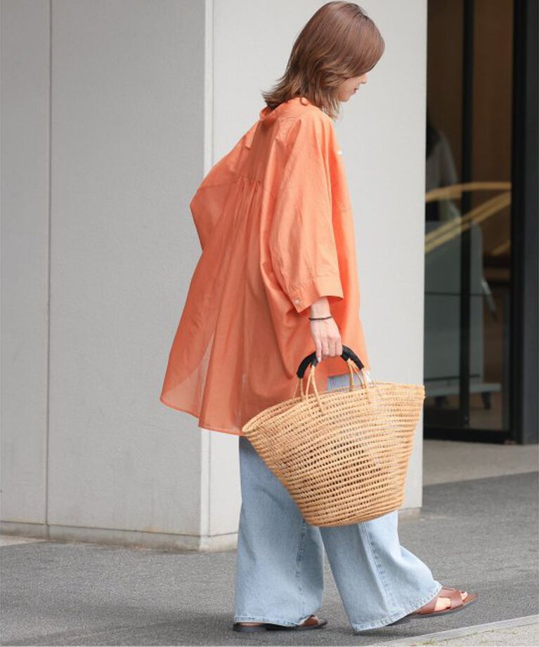 JOURNAL STANDARD relume「《追加》コットンボイルドルマンスリーブシャツ」|シャツ・ブラウス|