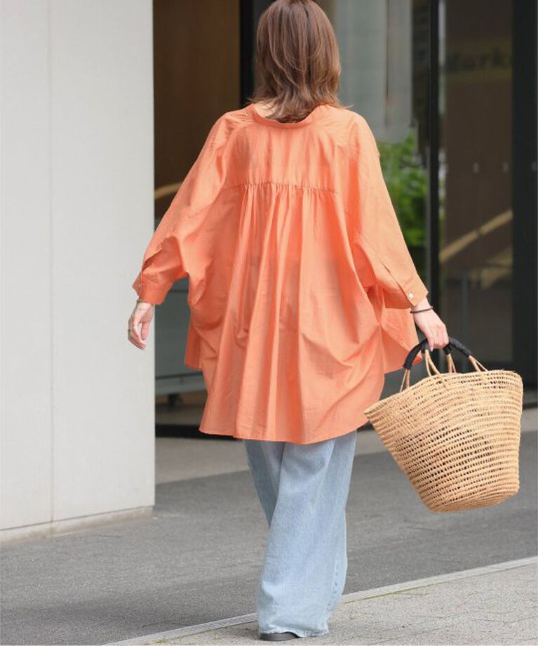 JOURNAL STANDARD relume「《追加》コットンボイルドルマンスリーブシャツ」|シャツ・ブラウス|