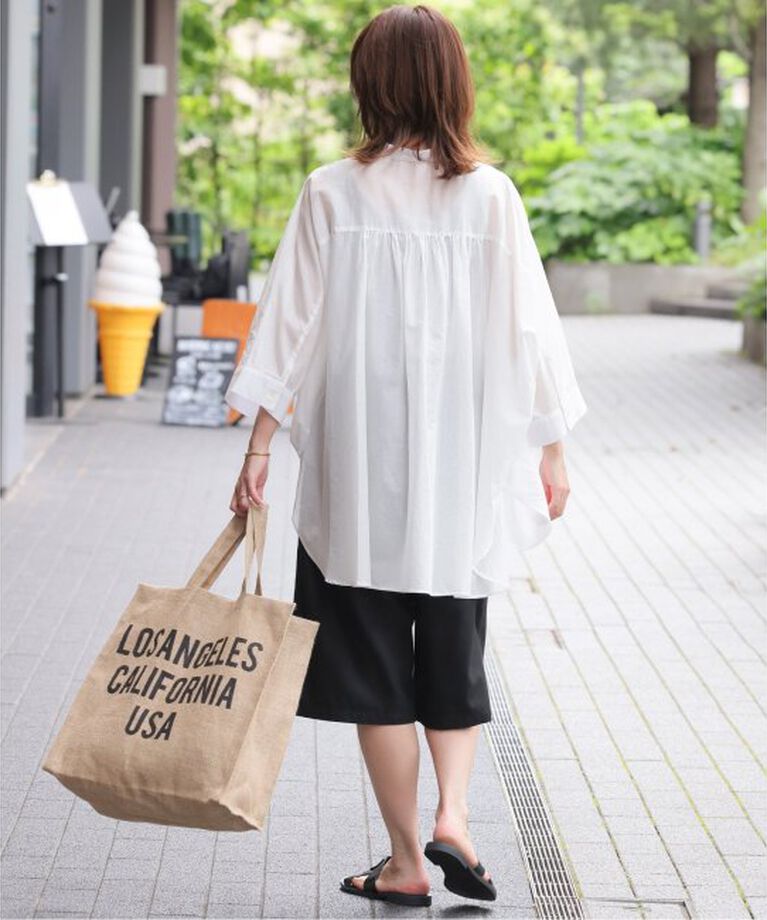 JOURNAL STANDARD relume「《追加》コットンボイルドルマンスリーブシャツ」|シャツ・ブラウス|