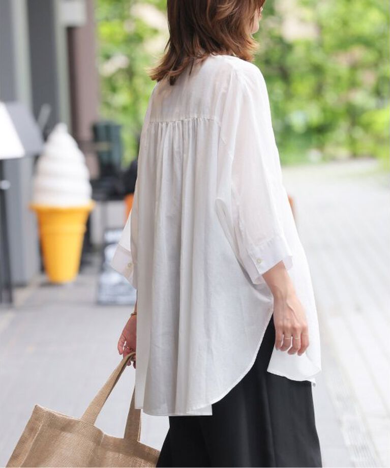 JOURNAL STANDARD relume「《追加》コットンボイルドルマンスリーブシャツ」|シャツ・ブラウス|