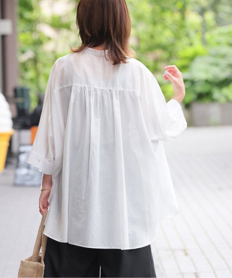 JOURNAL STANDARD relume「《追加》コットンボイルドルマンスリーブシャツ」|シャツ・ブラウス|