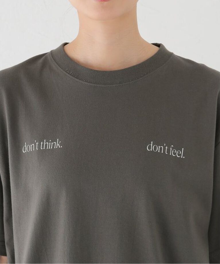 journal standard L'essage「《別注》【SKIN/スキン】dont think T-SHIRTS：Tシャツ」|Tシャツ・カットソー|