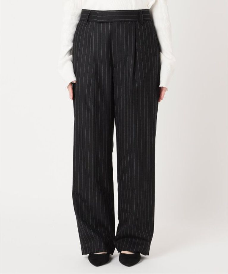 journal standard L'essage「ピンストライプ グレンチェックパンツ」|スラックス|