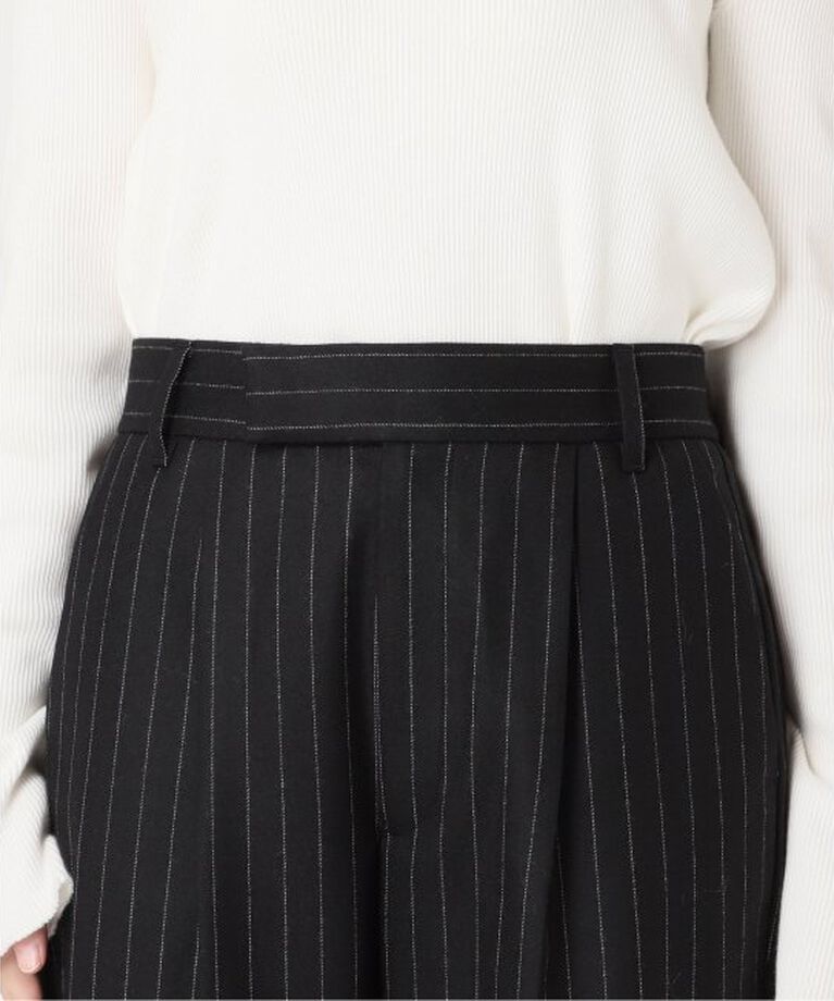 journal standard L'essage「ピンストライプ グレンチェックパンツ」|スラックス|
