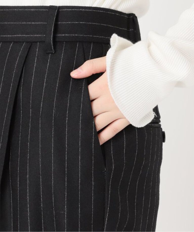 journal standard L'essage「ピンストライプ グレンチェックパンツ」|スラックス|