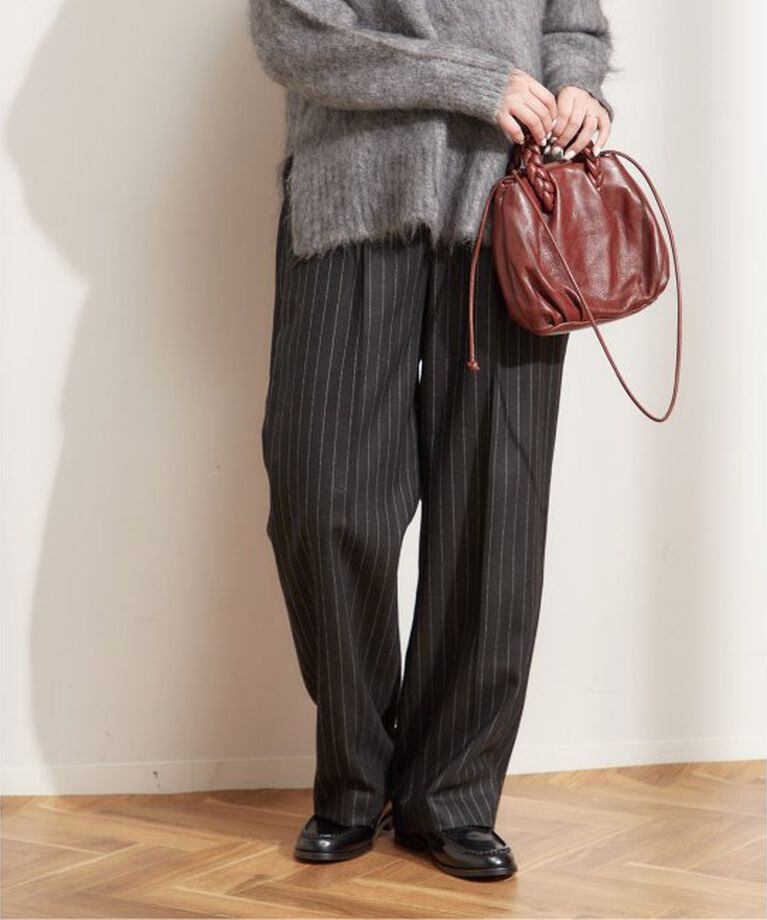 journal standard L'essage「ピンストライプ グレンチェックパンツ」|スラックス|