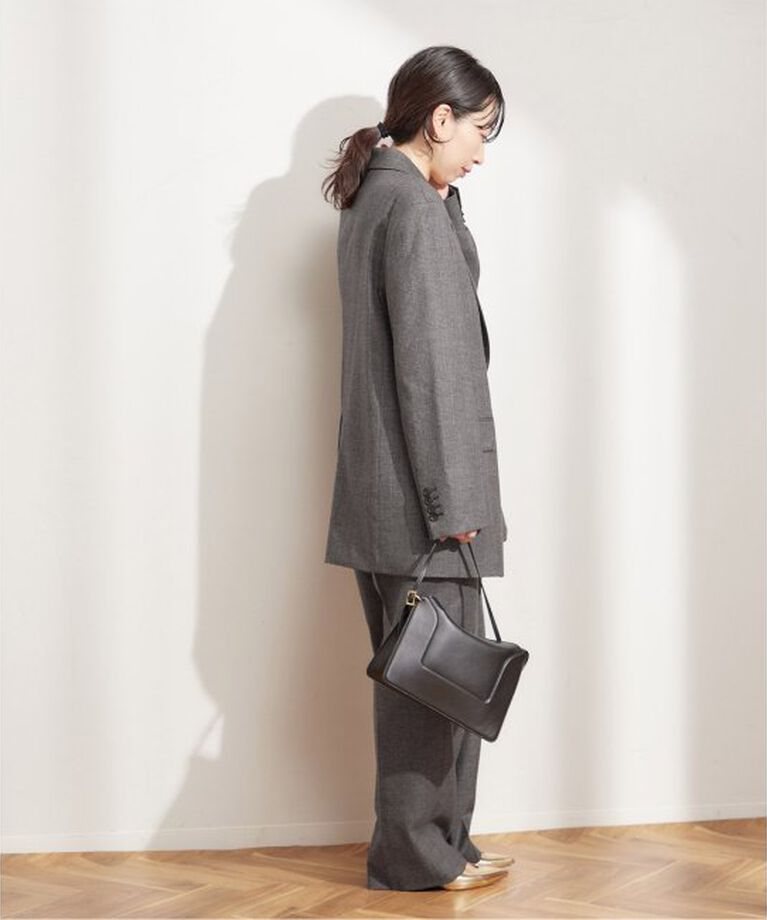 journal standard L'essage「ピンストライプ グレンチェックパンツ」|スラックス|