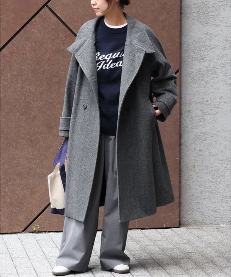 JOURNAL STANDARD relume「尾州ウールスーパー100スタンドロングコート」|その他|