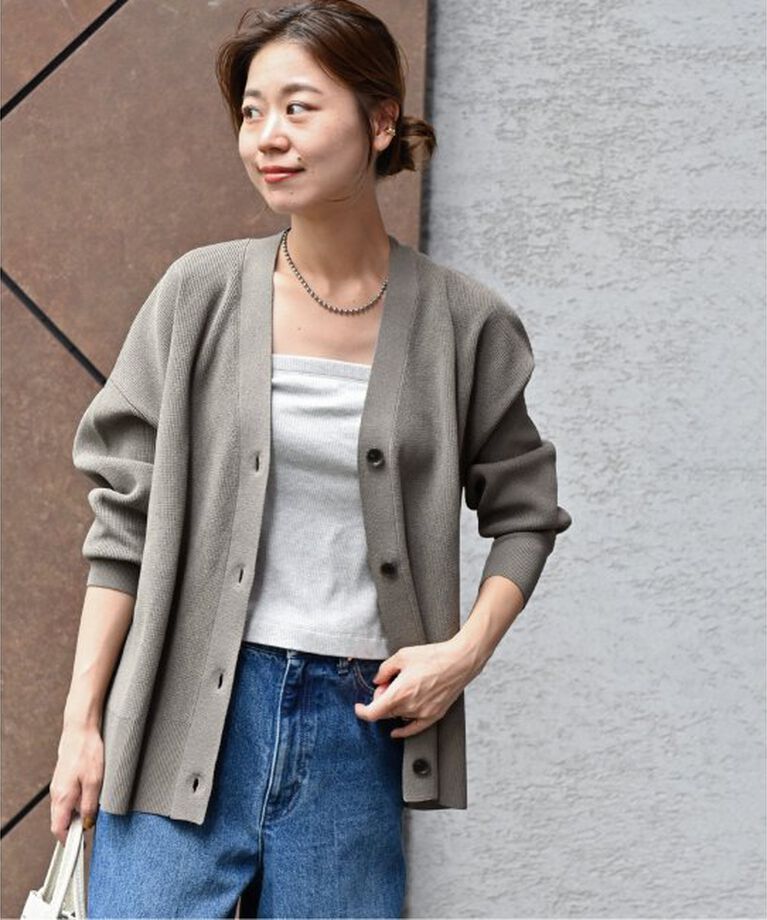 JOURNAL STANDARD relume「ウォッシャブルストレッチニットVネックカーディガン」|カーディガン|