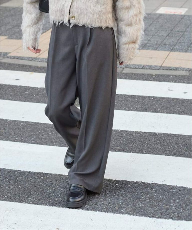 JOURNAL STANDARD「《追加3》ウールライクストレッチスラックス」|スラックス|