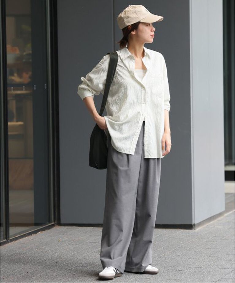 JOURNAL STANDARD relume「《追加》レーヨンストライプロングカフスシャツ」|シャツ・ブラウス|