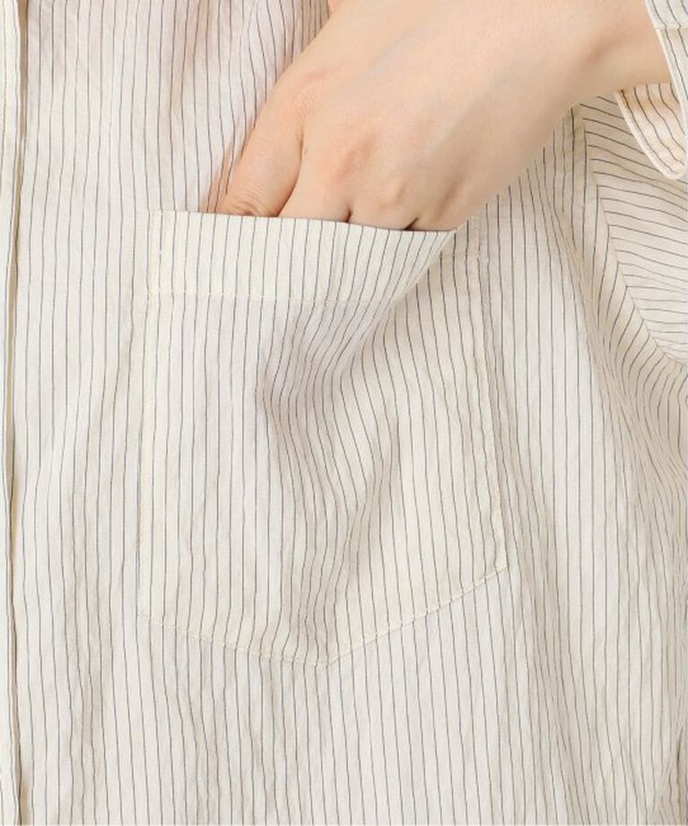 JOURNAL STANDARD relume「《追加》レーヨンストライプロングカフスシャツ」|シャツ・ブラウス|