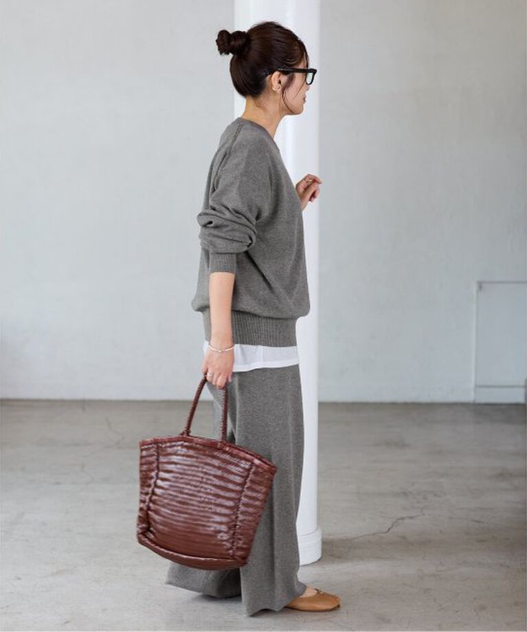 JOURNAL STANDARD「《WEB限定追加2》ウォッシャブルTEXBRIDクループルオーバー」|ニット・セーター|