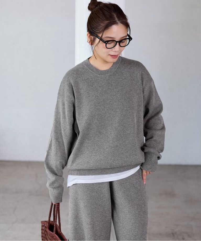 JOURNAL STANDARD「《WEB限定追加2》ウォッシャブルTEXBRIDクループルオーバー」|ニット・セーター|