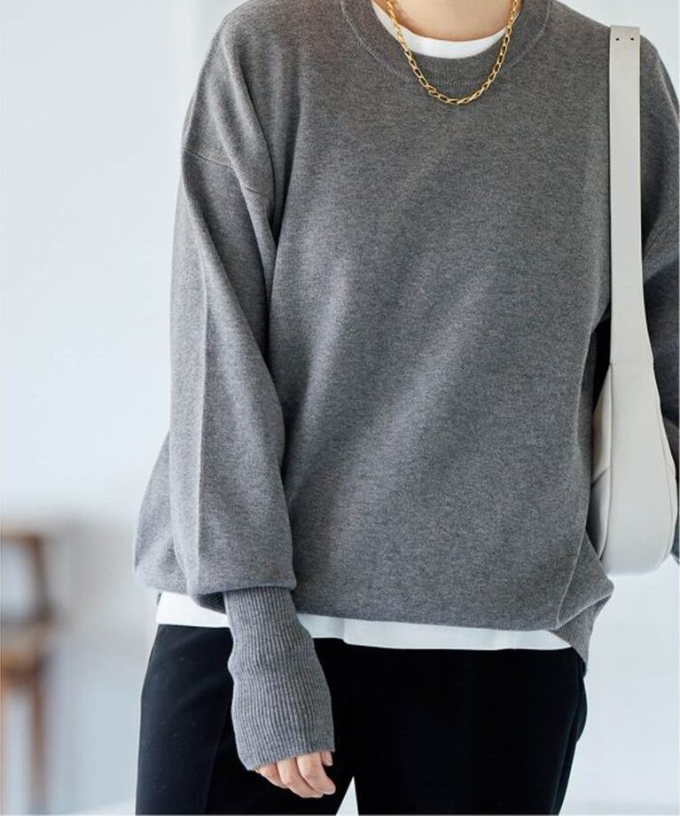 JOURNAL STANDARD「《WEB限定追加2》ウォッシャブルTEXBRIDクループルオーバー」|ニット・セーター|