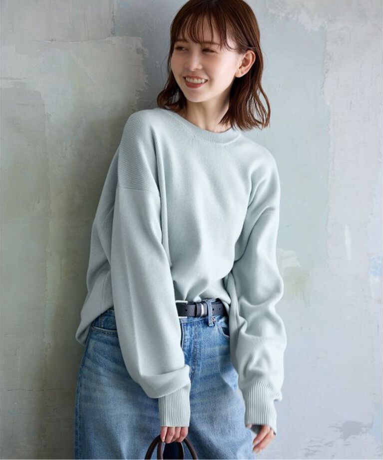 JOURNAL STANDARD「《WEB限定追加2》ウォッシャブルTEXBRIDクループルオーバー」|ニット・セーター|