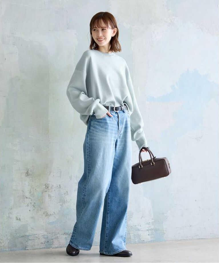 JOURNAL STANDARD「《WEB限定追加2》ウォッシャブルTEXBRIDクループルオーバー」|ニット・セーター|