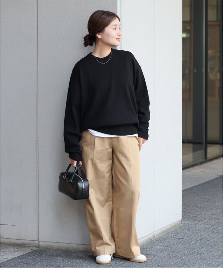 JOURNAL STANDARD「《WEB限定追加2》ウォッシャブルTEXBRIDクループルオーバー」|ニット・セーター|