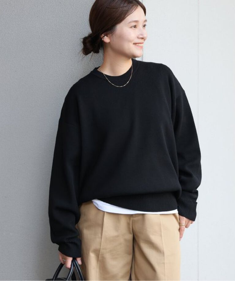 JOURNAL STANDARD「《WEB限定追加2》ウォッシャブルTEXBRIDクループルオーバー」|ニット・セーター|
