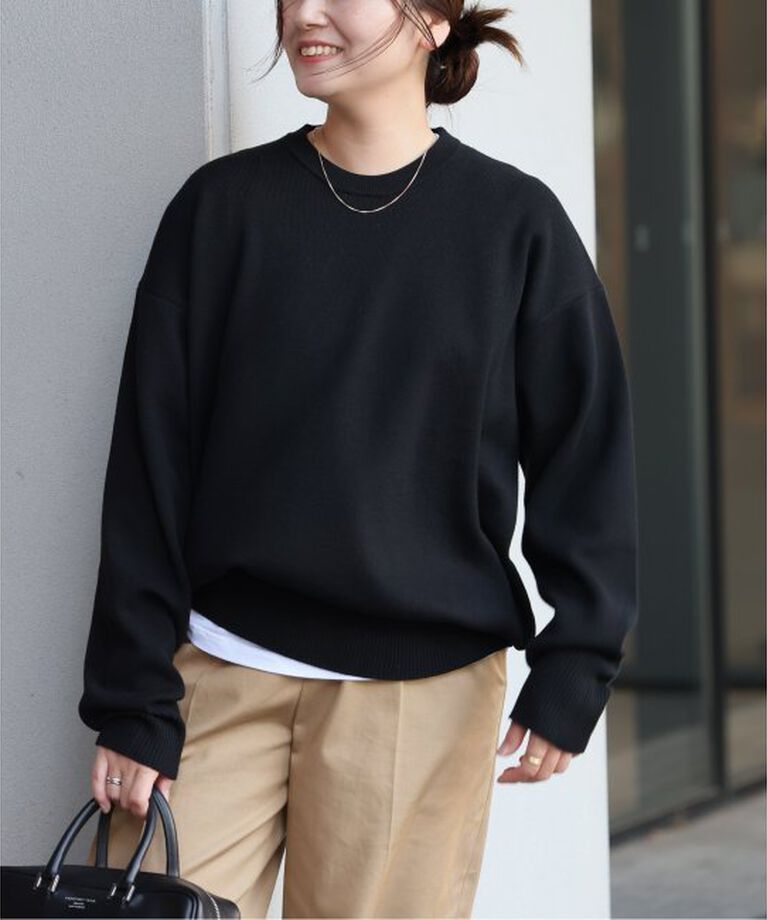 JOURNAL STANDARD「《WEB限定追加2》ウォッシャブルTEXBRIDクループルオーバー」|ニット・セーター|