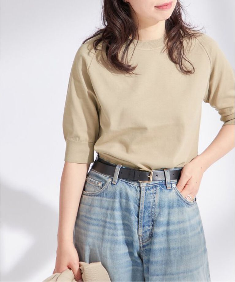 journal standard L'essage「クリアコットンクルーネックプルオーバー」|ニット・セーター|