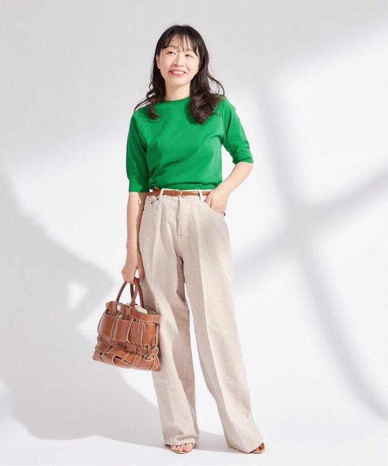 journal standard L'essage「クリアコットンクルーネックプルオーバー」|ニット・セーター|