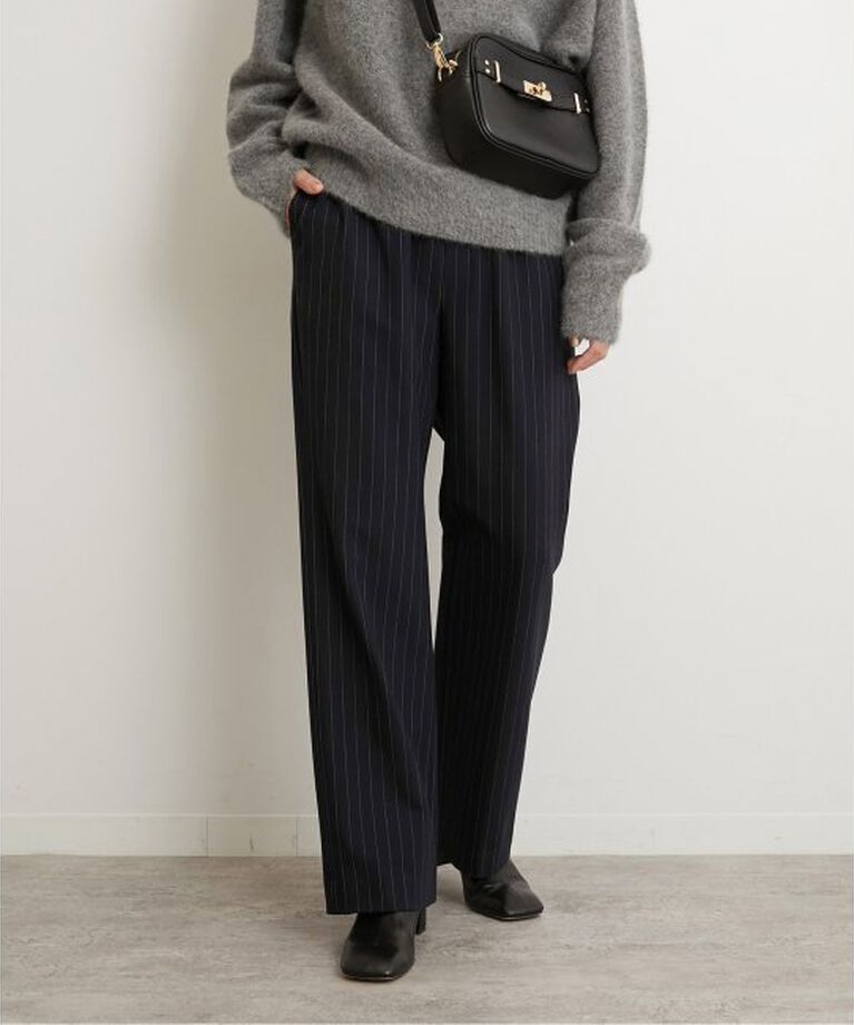 JOURNAL STANDARD relume「《追加3》サーモサキソニー裏起毛パンツ」|スラックス|ネイビー
