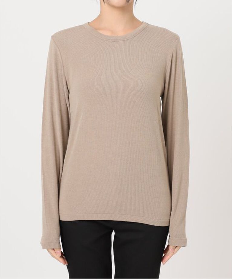 JOURNAL STANDARD「《追加》レーヨンベアテレコクルーネックプルオーバー」|Tシャツ・カットソー|
