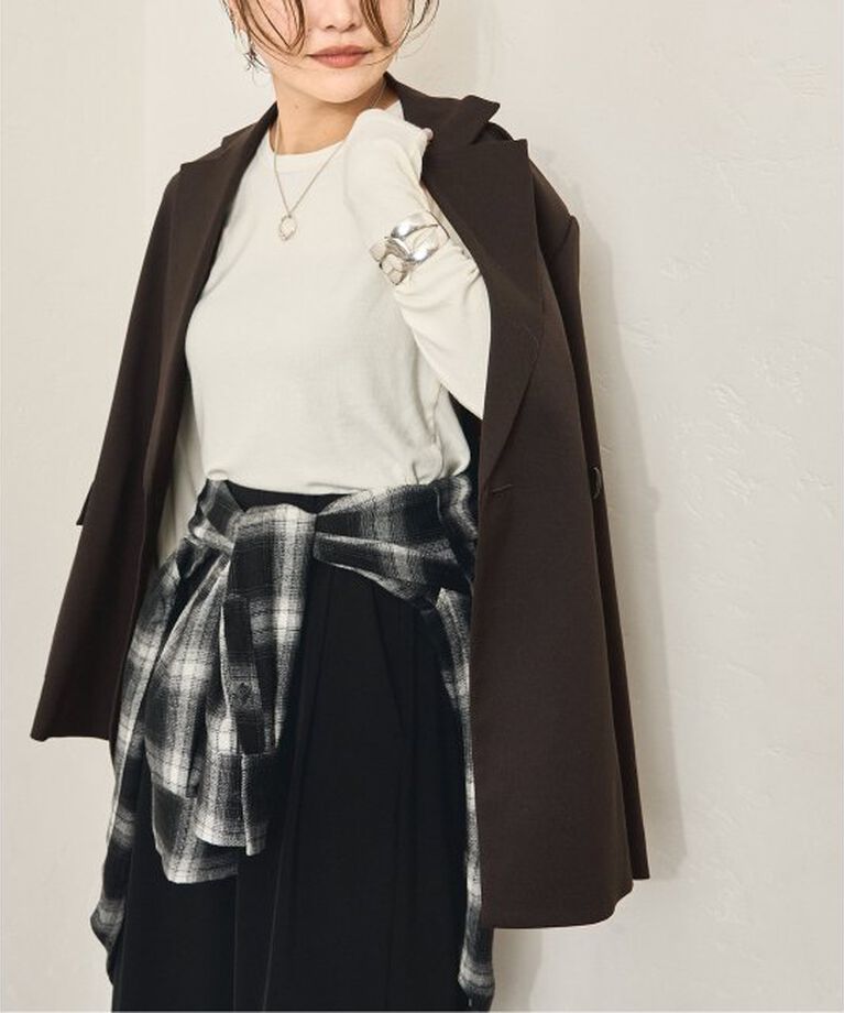 JOURNAL STANDARD「《追加》レーヨンベアテレコクルーネックプルオーバー」|Tシャツ・カットソー|