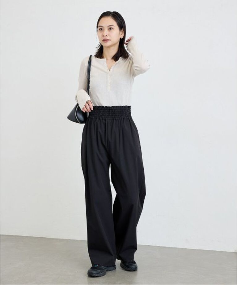 JOURNAL STANDARD「【撥水/接触冷感/洗える/UVカット】リネンナイロンストレッチワイドパンツ」|その他|