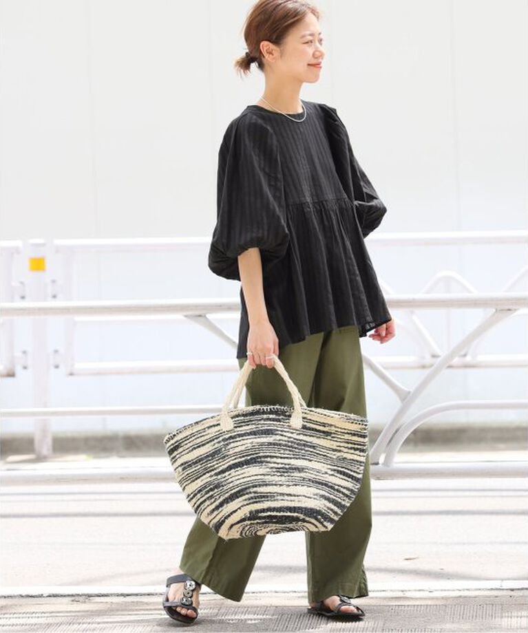 JOURNAL STANDARD relume「《追加》ドビーパフスリーブブラウス」|シャツ・ブラウス|