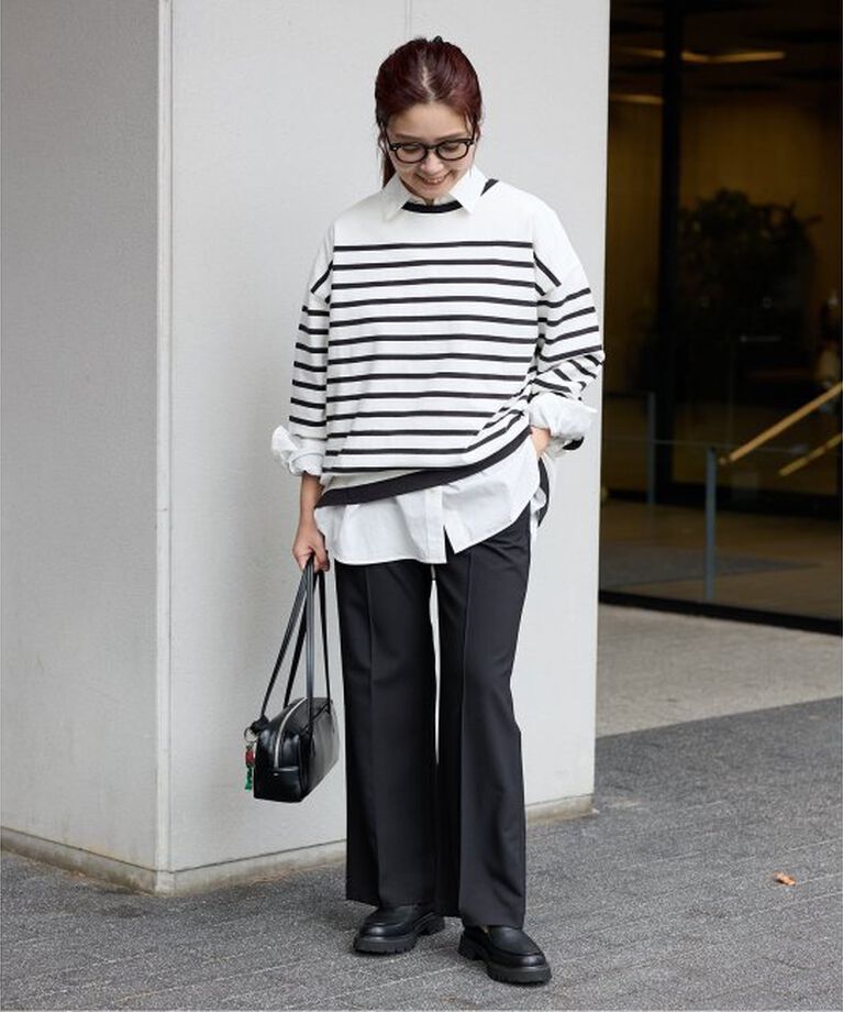 JOURNAL STANDARD「《追加》コットンボーダープルオーバー」|Tシャツ・カットソー|