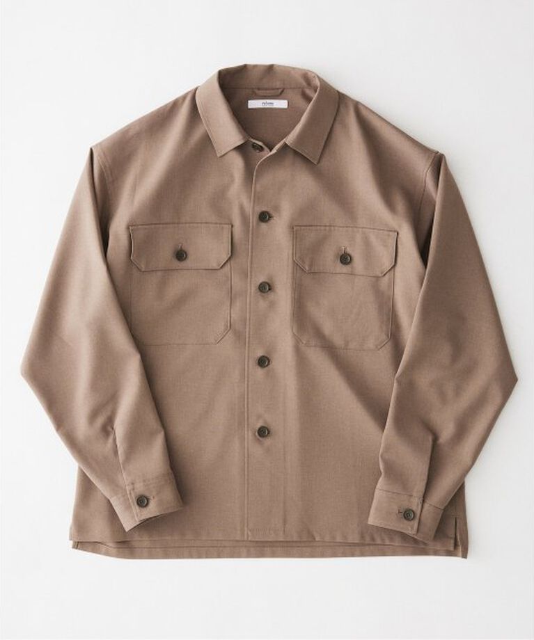 JOURNAL STANDARD relume「TECH アムンゼン リラクシー CPOシャツジャケット」|シャツ・ブラウス|ブラウン B