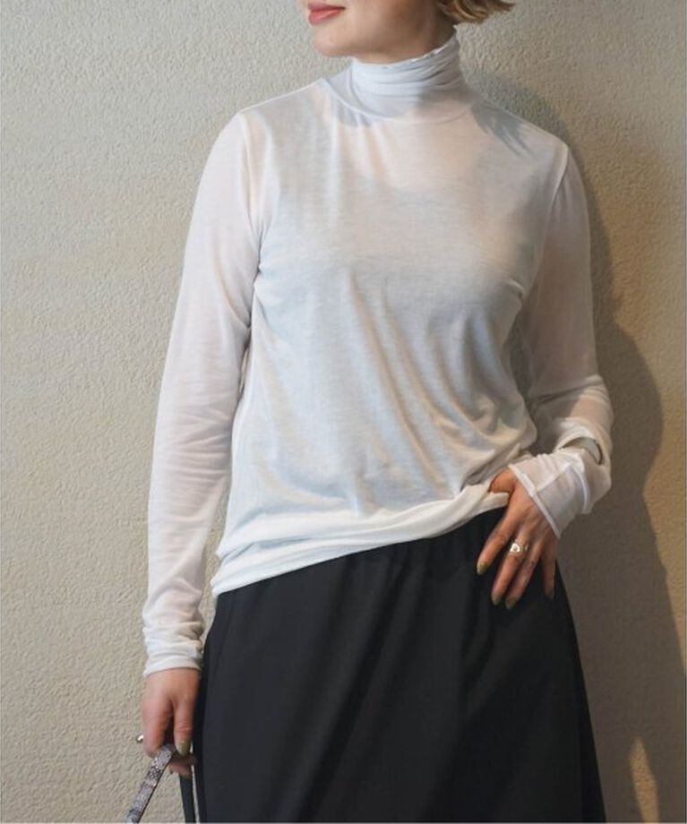 journal standard luxe「シアージャージ タートルネックプルオーバー」|Tシャツ・カットソー|