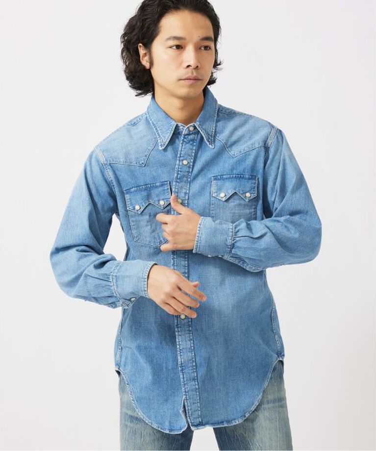 JOURNAL STANDARD relume「LEVI'S(R) VINTAGE CLOTHING/リーバイス SHORTHORN SAWTOOTH INDIGO COSMOS」|シャツ・ブラウス|