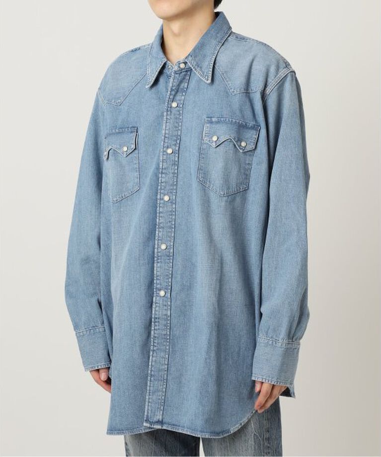 JOURNAL STANDARD relume「LEVI'S(R) VINTAGE CLOTHING/リーバイス SHORTHORN SAWTOOTH INDIGO COSMOS」|シャツ・ブラウス|