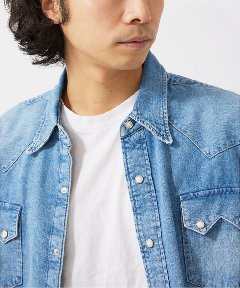 JOURNAL STANDARD relume「LEVI'S(R) VINTAGE CLOTHING/リーバイス SHORTHORN SAWTOOTH INDIGO COSMOS」|シャツ・ブラウス|