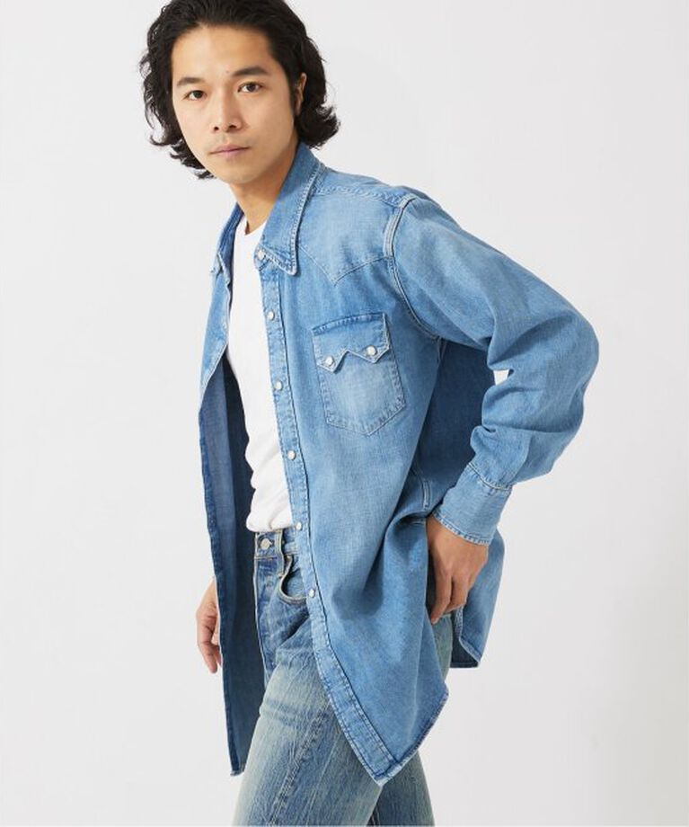 JOURNAL STANDARD relume「LEVI'S(R) VINTAGE CLOTHING/リーバイス SHORTHORN SAWTOOTH INDIGO COSMOS」|シャツ・ブラウス|