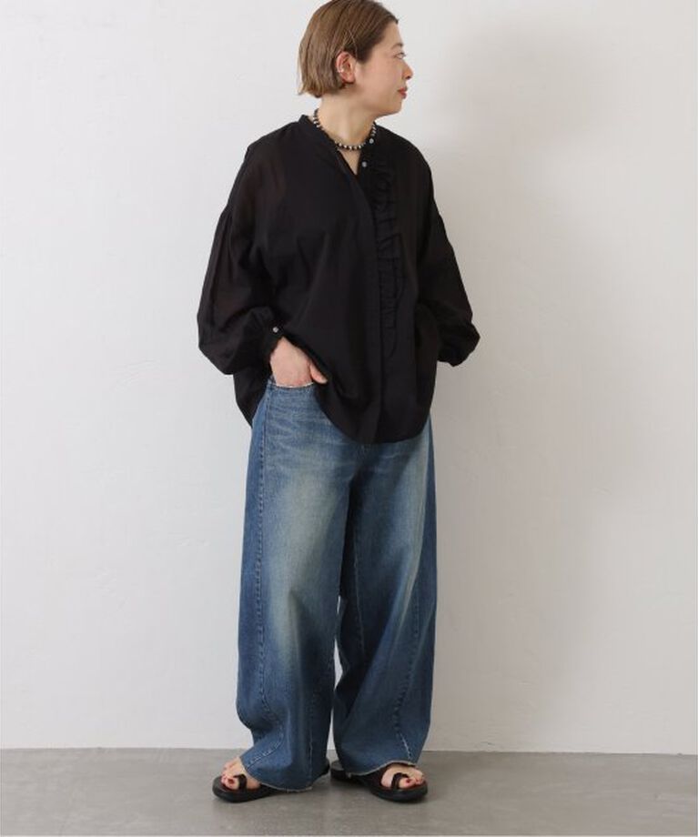 journal standard luxe「ハイツイストガーゼ Wフリルブラウス」|シャツ・ブラウス|